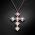Pendant "Uni (Aurore Boreale)" with Swarovski™ crystals