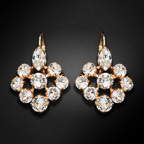 Auskari "Greznība II" ar Swarovski™ kristāliem