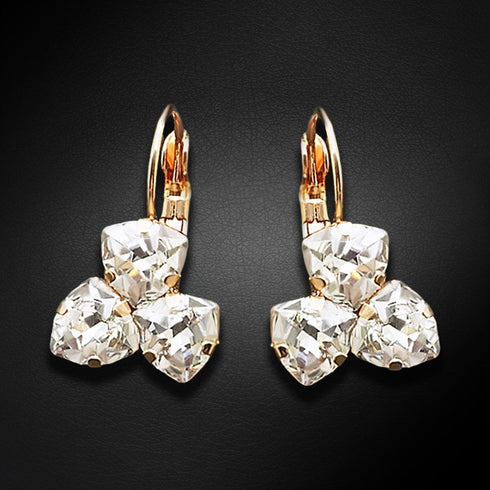 Auskari "Bermudu Trīsstūris III" ar Swarovski™ kristāliem