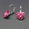 Earrings "Bermuda Triangle (Rose)" with Swarovski™ crystals