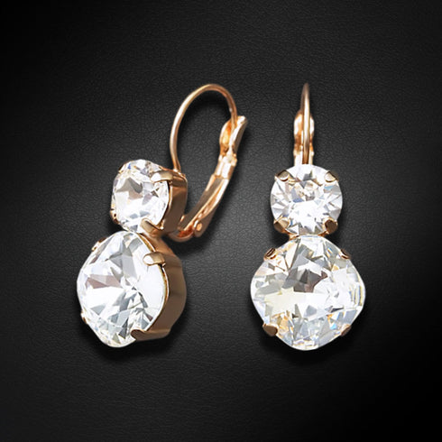 Auskarai „Apakintas Spindesys VI“ su Swarovski™ kristalais