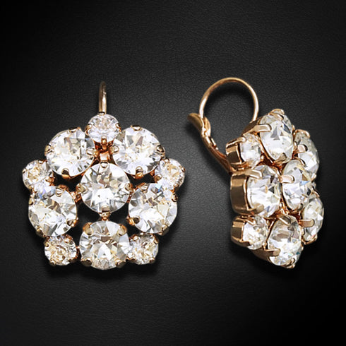 Серьги "Greznība" с кристаллами Swarovski™