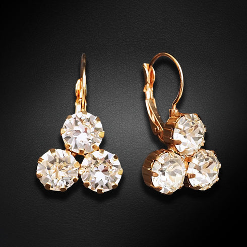 Auskari "Kristāla Lēdija II" ar Swarovski™ kristāliem