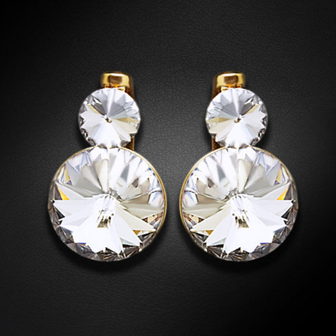 Auskarai "Klaris IV (Kristalas)" su Swarovski™ kristalais