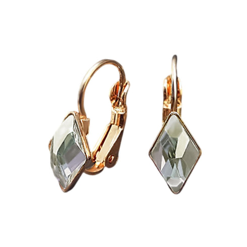 Auskari "Kristāla Rombs IV" ar Swarovski™ kristāliem