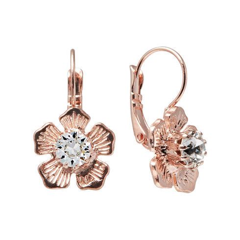 Auskari "Ziedu Krāšņums" ar Swarovski™ kristāliem