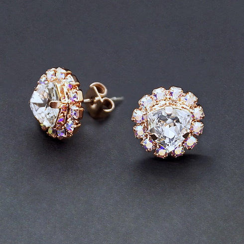 Earrings "Bermudu Triangle IV" with Swarovski™ crystals