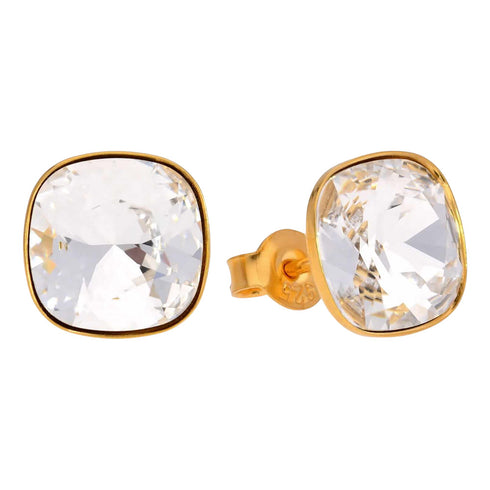 Sudraba auskari "Apžilbinošs Mirdzums" ar Swarovski™ kristāliem