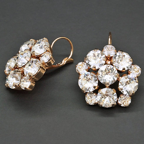 Auskarai "Luxury" su Swarovski™ kristalais