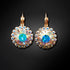Earrings "Klaris IX (Aurore Boreale)" with Swarovski™ crystals