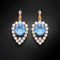 Earrings "Diva (Ocean DeLite)" with Swarovski™ crystals
