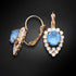 Earrings "Diva (Ocean DeLite)" with Swarovski™ crystals