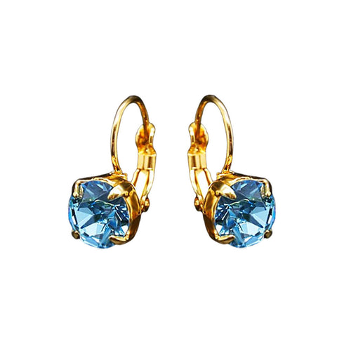 Auskari "Krāšņums (Aquamarine Blue)" ar Swarovski™ kristāliem