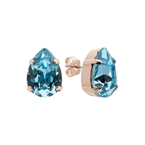 Earrings "Venus II (Aquamarine)" with Swarovski™ crystals