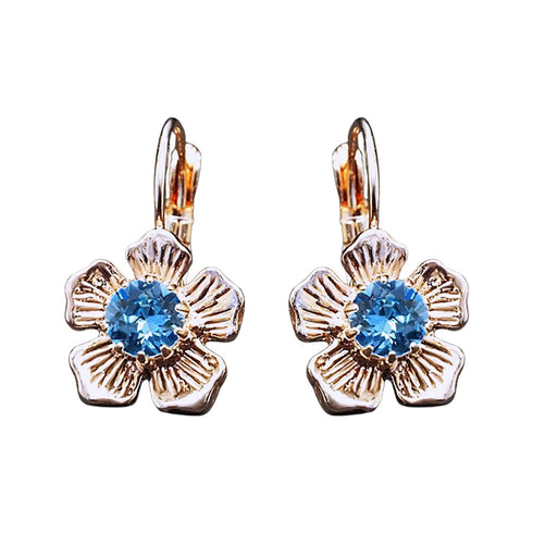 Auskari "Ziedu Krāšņums" ar Swarovski™ kristāliem