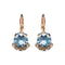 Auskari "Krāšņums III (Aquamarine Blue)" ar Swarovski™ kristāliem