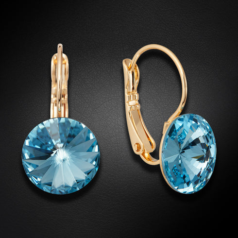 Komplekts "Klaris II (Aquamarine Blue)" ar Swarovski™ kristāliem