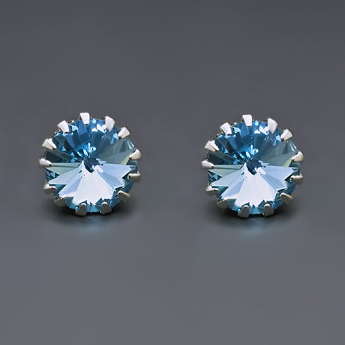 Auskari "Vintāžš VII (Aquamarine Blue)" ar Swarovski™ kristāliem