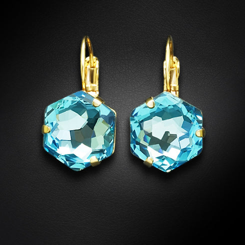 Earrings "Fantasy (Aquamarine)" with Swarovski™ crystals