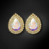 Earrings "Jasmine (Aurore Boreale)" with Swarovski™ crystals
