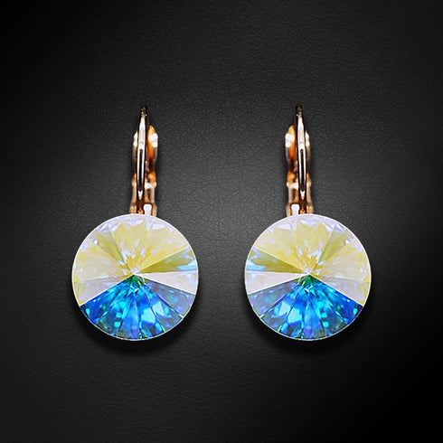 Auskari "Klaris II (Aurore Boreale)" ar Swarovski™ kristāliem