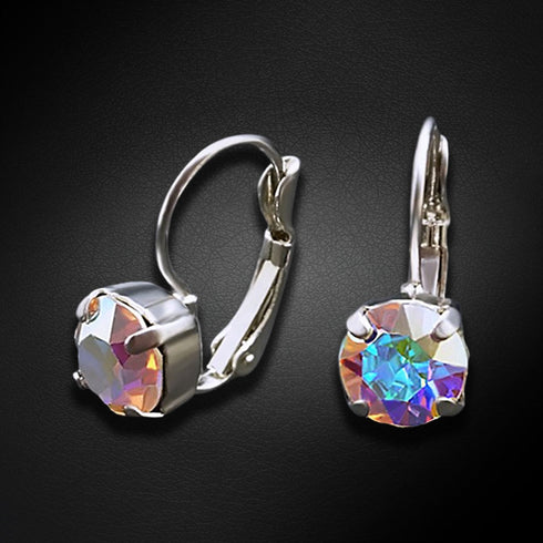 Auskarai "Grožis (Aurore Boreale)" su Swarovski™ kristalais