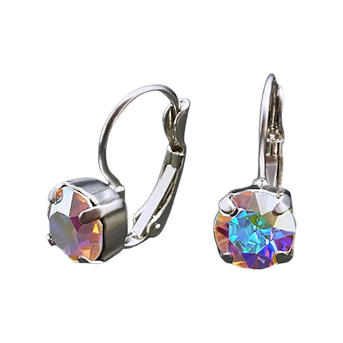 Auskarai "Grožis (Aurore Boreale)" su Swarovski™ kristalais