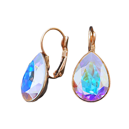 Auskari "Kristāla Lāse II (Aurore Boreale)" ar Swarovski™ kristāliem