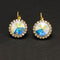 Earrings "Klaris (Aurore Boreale)" with Swarovski™ crystals