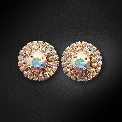 Earrings "Andrea (Aurora Borealis)" with Swarovski™ crystals