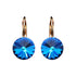Auskari "Klaris II (Bermuda Blue)" ar Swarovski™ kristāliem