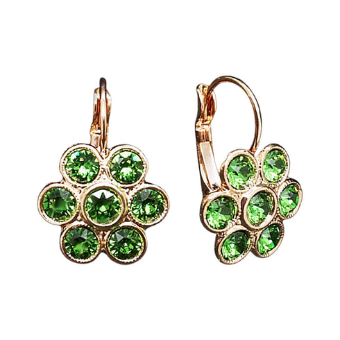 Auskari "Pavasara Elpa" ar Swarovski™ kristāliem