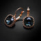 Earrings "Vintage V (Graphite)" with Swarovski™ crystals