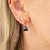 Earrings "Splendor IV (Light Siam / Graphite)" with Swarovski™ crystals