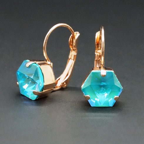 Earrings "Kaleidoscope (Laguna DeLite)" with Swarovski™ crystals