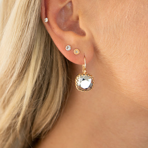 Komplekts "Vintāžš V (Light Chrome)" ar Swarovski™ kristāliem