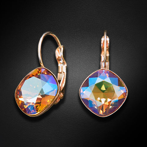 Earrings "Dazzling Sparkle IV (Light Colorado Topaz Shimmer)" with Swarovski™ crystals