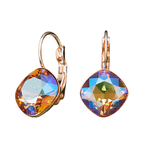 Earrings "Dazzling Sparkle IV (Light Colorado Topaz Shimmer)" with Swarovski™ crystals