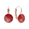 Earrings "Klaris II (Light Coral)" with Swarovski™ crystals