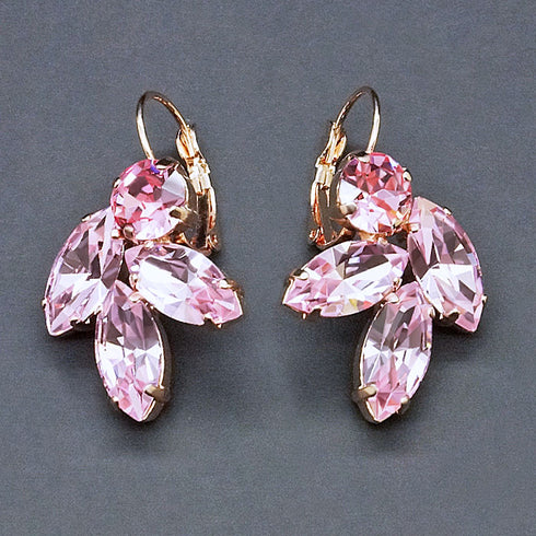 Earrings "Paradise Flowers II" with Swarovski™ crystals