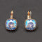 Earrings "Vintage V (Light Sapphire Shimmer)" with Swarovski™ crystals