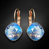 Earrings "Dazzling Sparkle IV (Light Sapphire Shimmer)" with Swarovski™ crystals