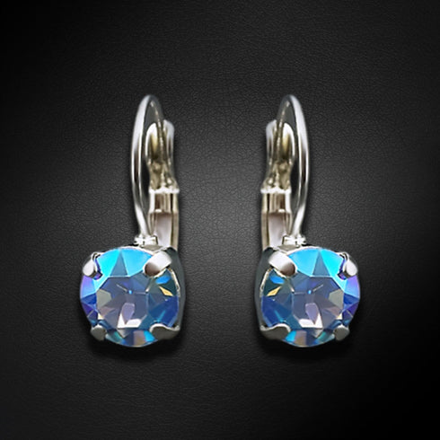 Auskari "Krāšņums (Sapphire Shimmer)" ar Swarovski™ kristāliem