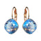 Earrings "Dazzling Sparkle IV (Light Sapphire Shimmer)" with Swarovski™ crystals