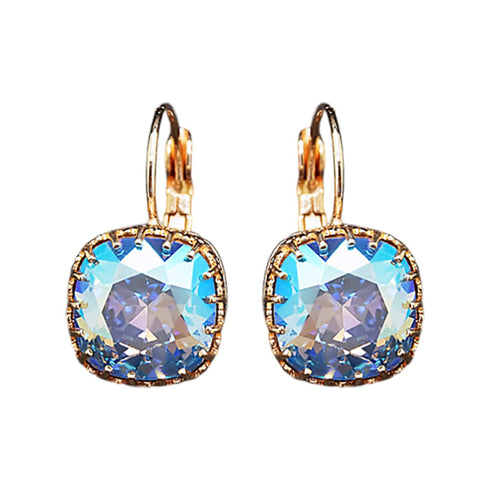 Auskari "Vintāžš V (Light Sapphire Shimmer)" ar Swarovski™ kristāliem