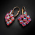 Earrings "Elegance (Light Siam Shimmer)" with Swarovski™ crystals