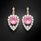 Earrings "Diva (Lotus Pink DeLite)" with Swarovski™ crystals