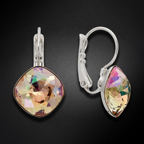 Earrings "Dazzling Sparkle IV (Luminous Green)" with Swarovski™ crystals