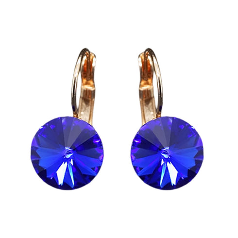 Auskari "Klaris II (Majestic Blue)" ar Swarovski™ kristāliem