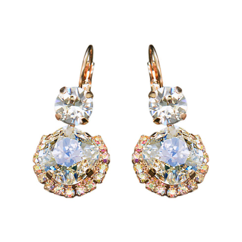 Auskari "Klaris VI (Crystal Moonlight)" с кристаллами Swarovski™